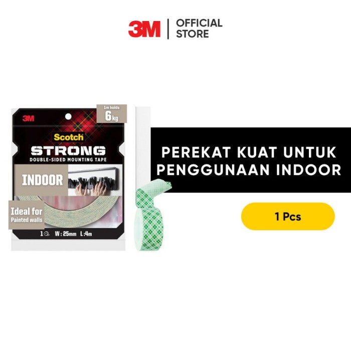 

Scotch 3M Perekat Isolasi Indoor Mounting Tape 110-M25 25 MM X 4 M