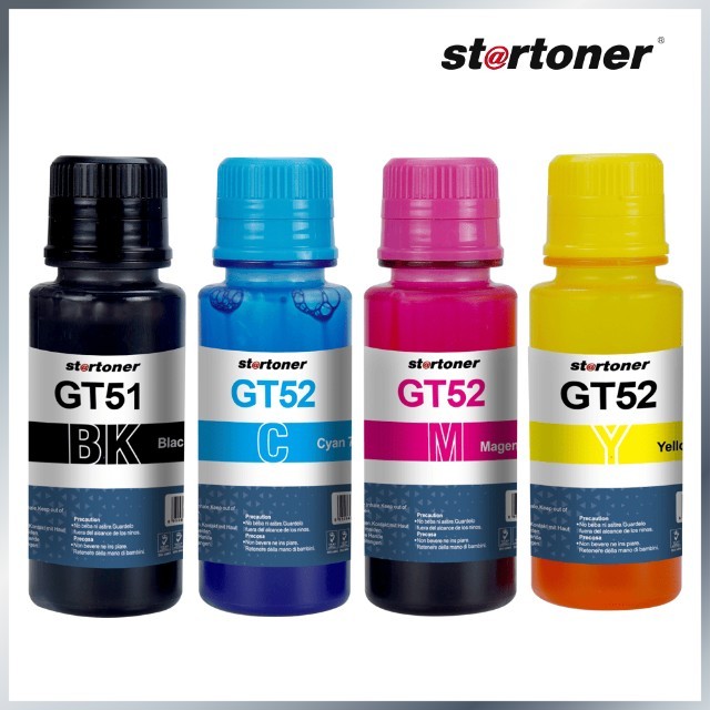 Tinta Printer Refill GT5 DYE Startoner Cocok Untuk Printer HP Ink Tank 110 / 310 / 410 dll