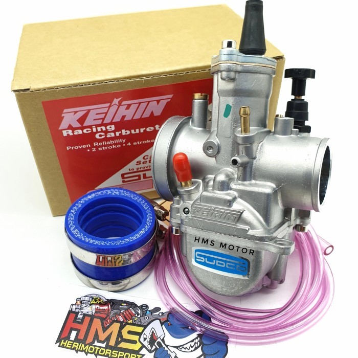 Karburator Pwk 28 Sudco Keihin - Karburator Sudco Kotak Pwk 28 Keihin - Sudco QAS+Karet, 34