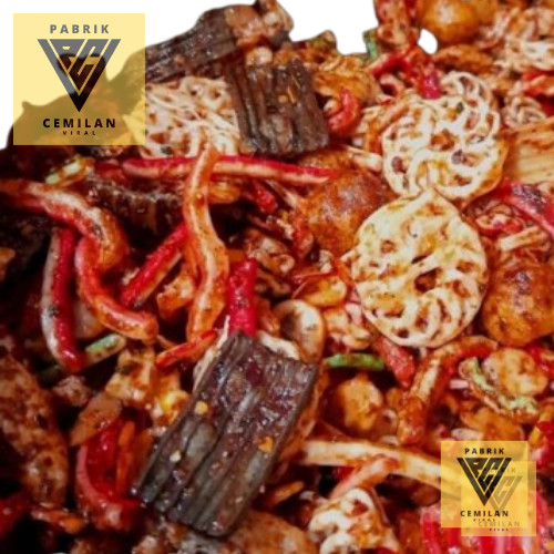 

PCV KERUPUK SEBLAK CAMPUR 1KG Krupuk Seblak Mix Mercon Makanan Pedas Seblak Basah Seblak kering