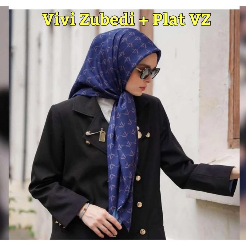 Jilbab Segi Empat Motif Vivi Zubedi Jilbab Vz