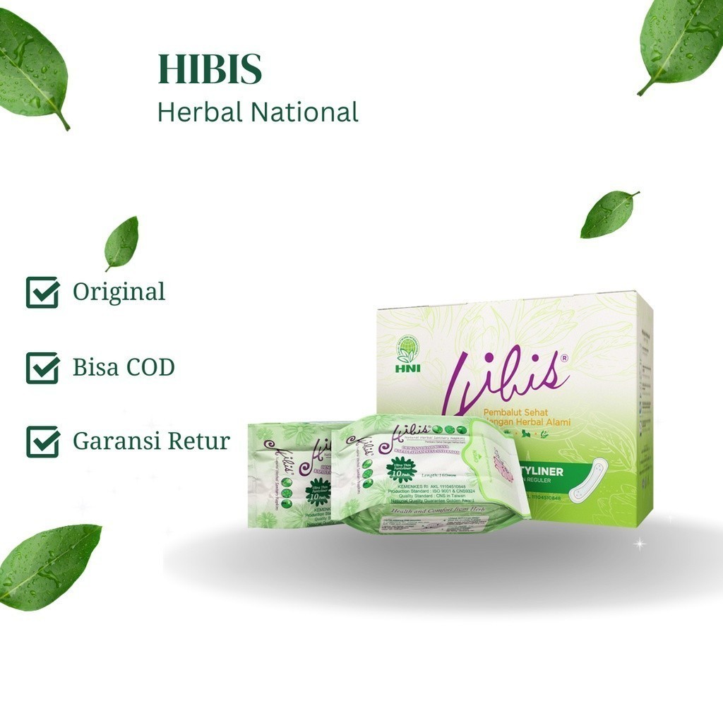 

NEW ORIGINAL Hibis Pantyliner -HNI BPOM
