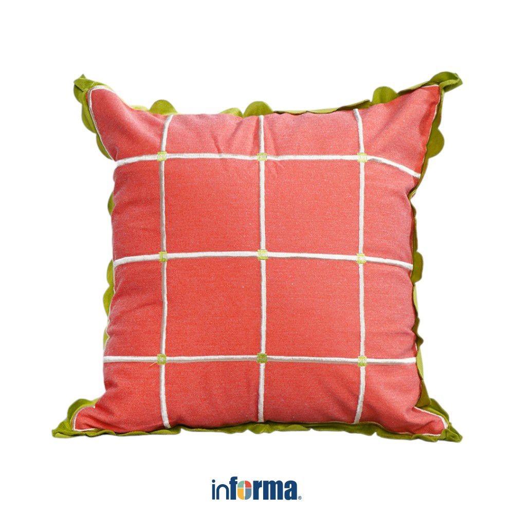 Informa 45X45 cm Sarung Bantal Sofa Retrofit Club C Cushion Cover Aesthetic Pelindung Bantal Sofa Pi