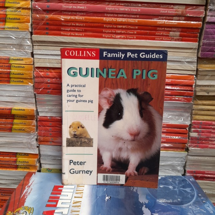 Ori Buku Import Collins Family Pet Guides Guinea Pig By Peter Gurney