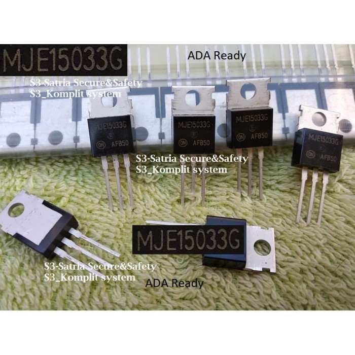 MJE15033G TRANSISTOR MJE 15033 G Mosfet MJE15033 on
