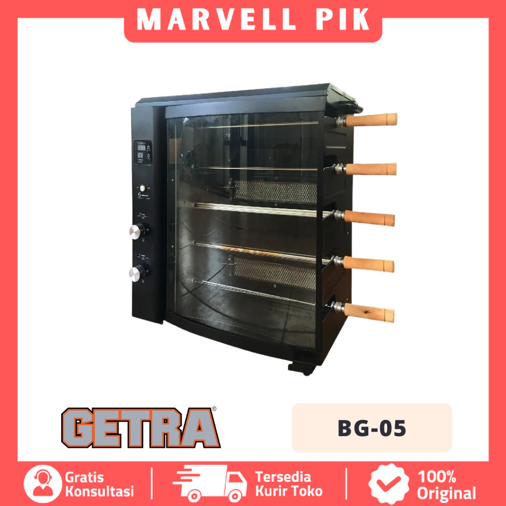 GETRA BG-05 Mesin Panggang Ayam Sistem Putar Gas Rotisseries