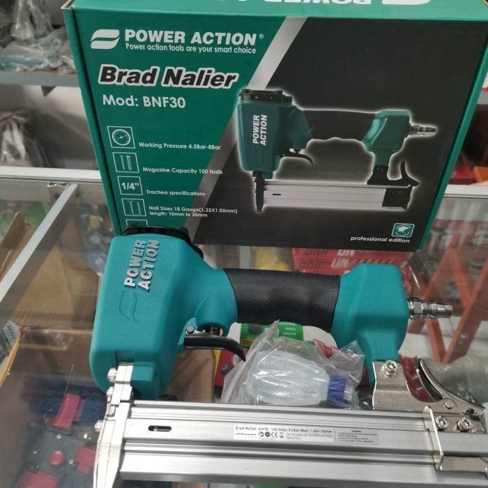 

Power Action BNF30 Mesin Paku Tembak F30 Angin Heavy Duty Air Nailer