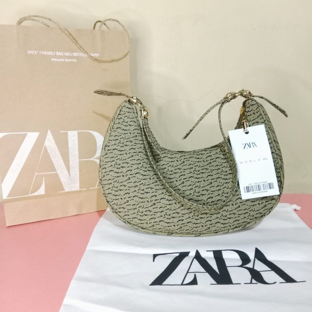 [TERBARU] Tas Selempang Wanita / Zara Bag / Tas bahu Wanita / Tas Motif Baru kwalitas import / Free 