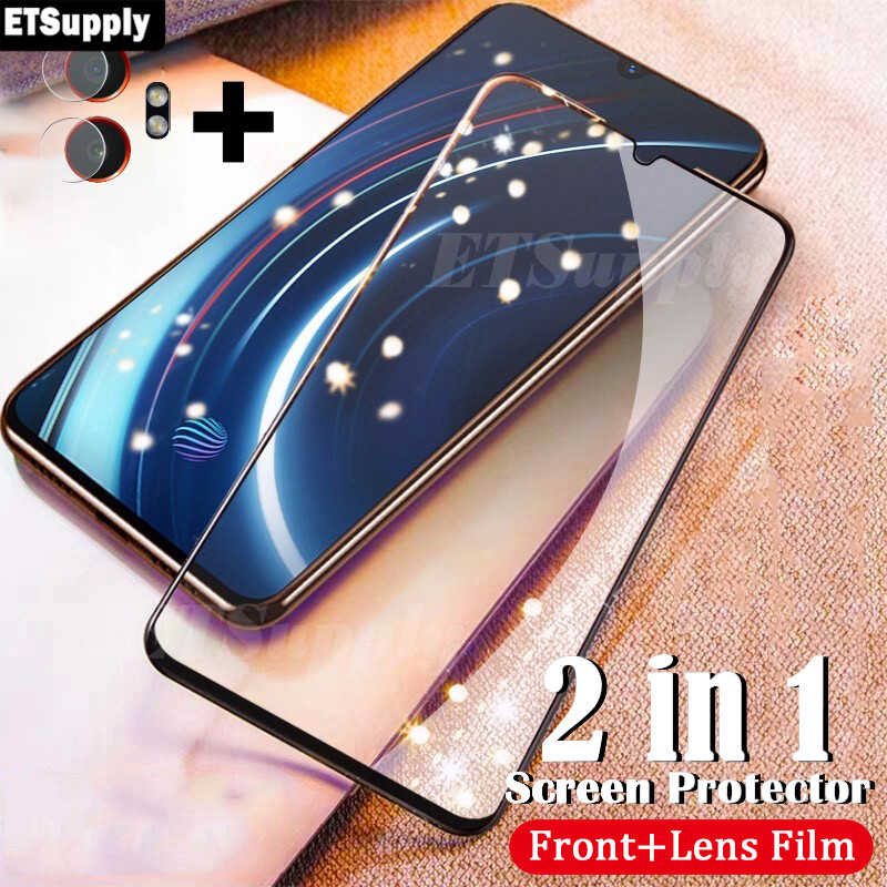 2Pack For Samsung Galaxy Xcover7 Pro Screen Protector Tempered Glass Film + Lens Camera Protector Fi