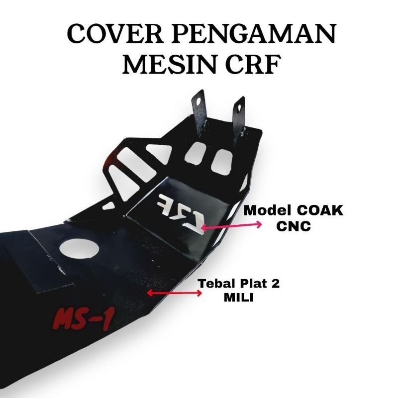 ENGINE GUARD  CRF / PENGAMAN MESIN CRF 150 L / COVER PELINDUNG MESIN CRF / PENGAMAN LUMPUR CRF150L P