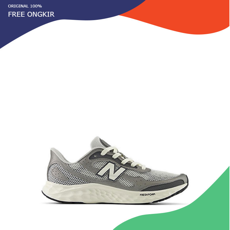 Sepatu NB Fresh Foam X Arishi Men's Running Shoes - Grey/White HX