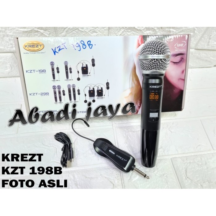 promo  -Mic Krezt KZT 198 ada 3 jenis tipe 198A 198B 198C 3 pilihan - kzt 198a