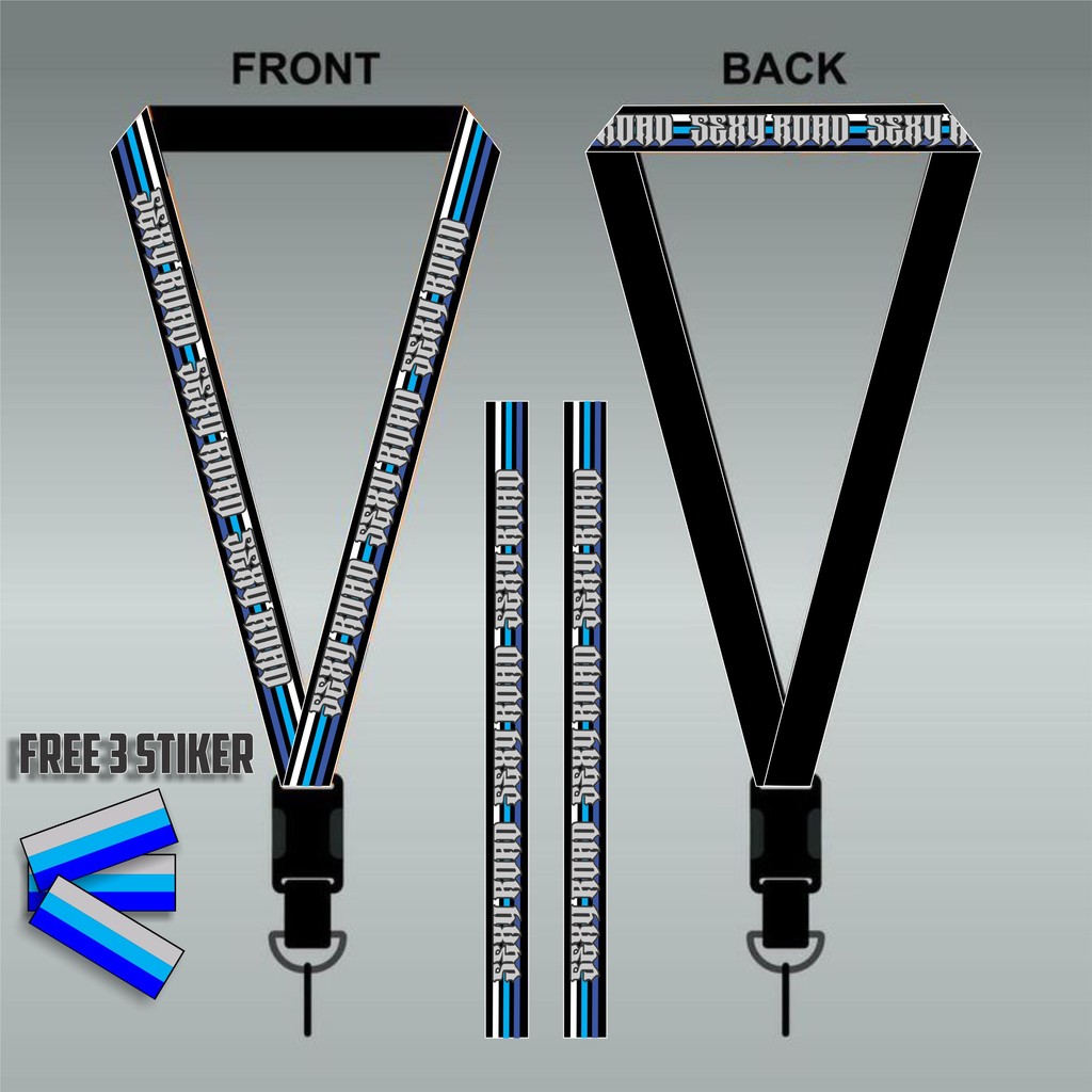

tali ID card lanyard XTC EXALT TO CREATIVITY SEXY ROAD free sticker 01