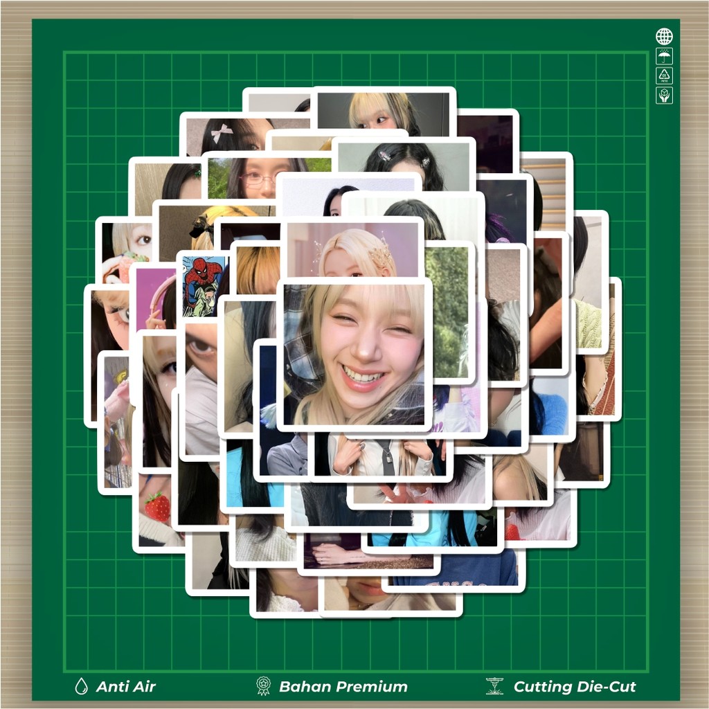 

HOT 50 PCS STIKER Stiker Chaeyoung Twice V1 Stiker Fashion Cars Decal Dingin Kartu Album Custom Vinyl Anti Air- Sticker Aesthetic Buku Journal Koper Casing HP Tablet Laptop Helm Motor Botol Minum