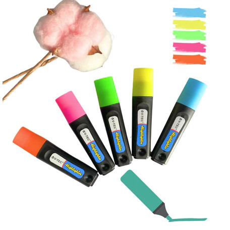 

V-TEC HIGHLIGHTER STABILO ST 720M BIRU // KUNING // ORANGE // HIJAU // PINK