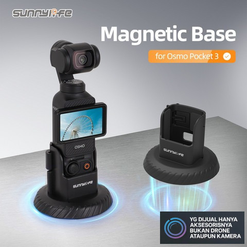 Sunnylife Magnetic Base Mount Tabletop Base Stand Holder Accessories for DJI Osmo Pocket 3