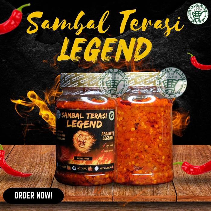 

SAMBAL TERASI LEGEND 100% VEGAN BEST CHOICE