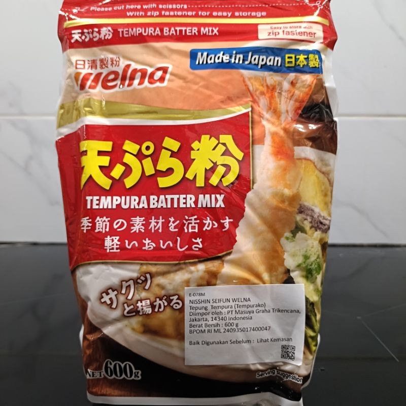 

Nissin Welna Tempurako 600gr / Tepung Tempura