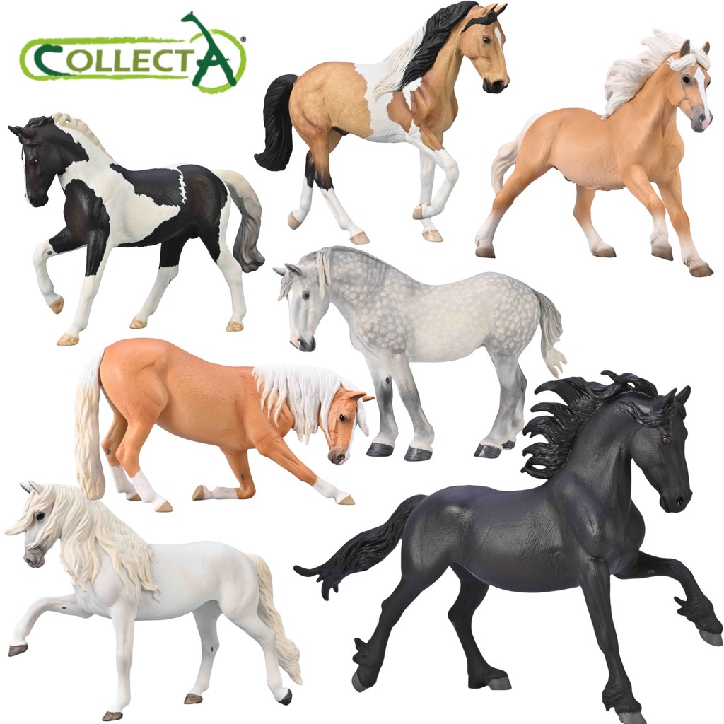 Collecta Lusitano Haflinger Lipizzaner Tennessee Walking Friesian Dutch Warmblood Horse Animal Toys 