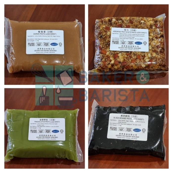 

New Arrival Isian Mooncake filling Leong Yin Leung Yin Isi Moon Cake ImporMalaysia - Pandan 500gr