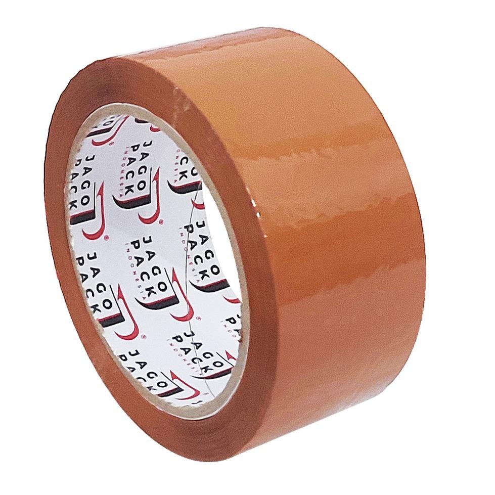 

1 Pcs Lakban Coklat 45 mm x 90 Yard - Jago Pack Indonesia - lakban Packing Murah