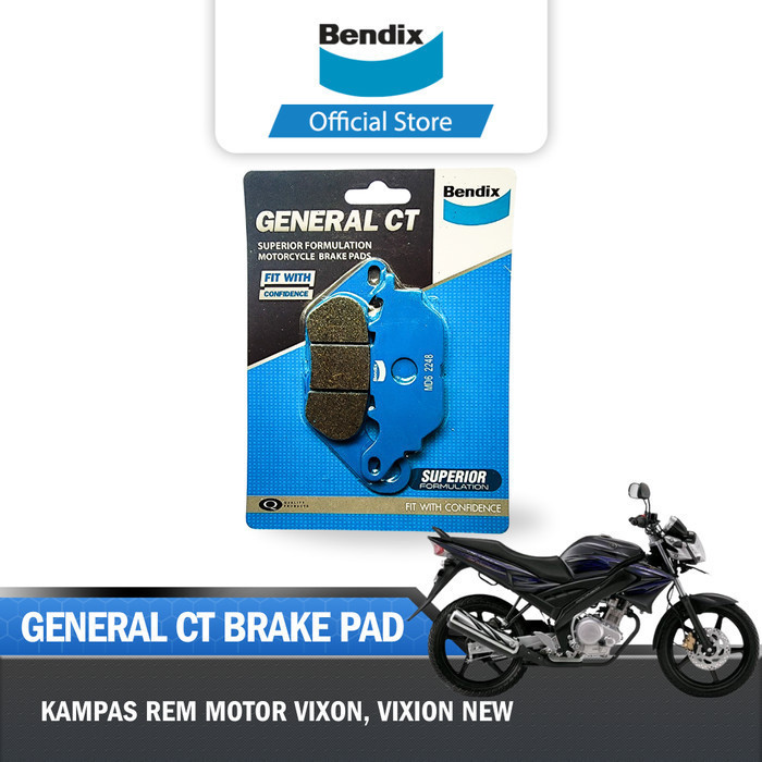 Bendix Kampas Rem Depan Belakang Cakram Brake Pad Motor Yamaha Vixion