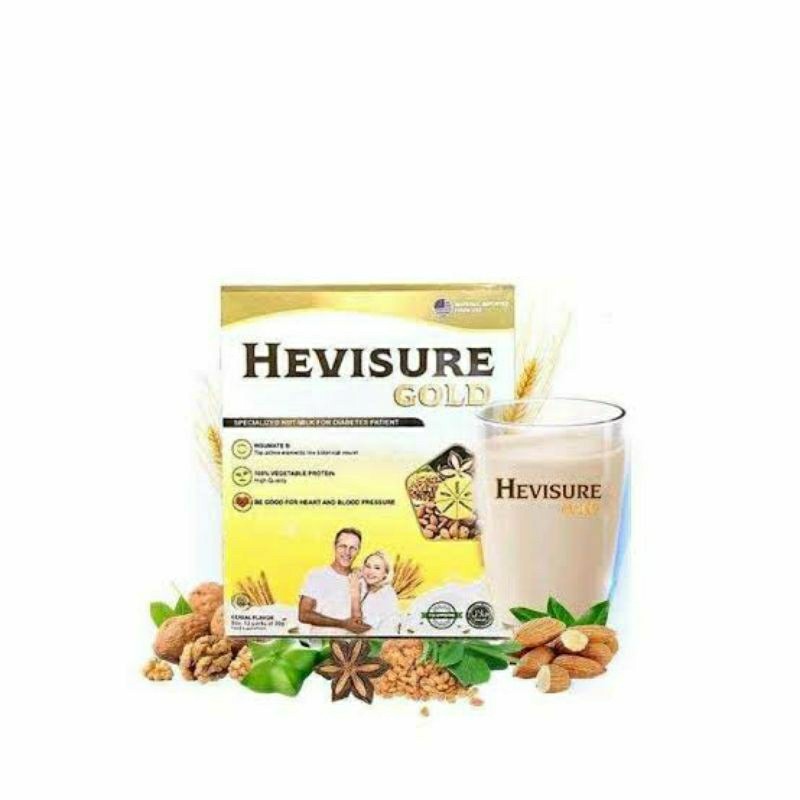 

Paket 4 Box Hevisure Gold Susu Diabetes Kencing Manis Original 100% No Sugar
