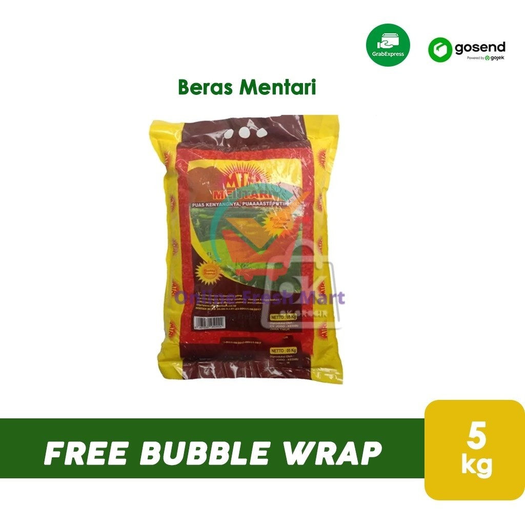 

Beras Mentari 5kg (KHUSUS INSTANT) - Online Fresh Mart Denpasar