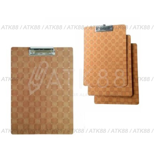 

Clipboard / Papan Jalan / Dada Kayu F4 Folio Clip Board