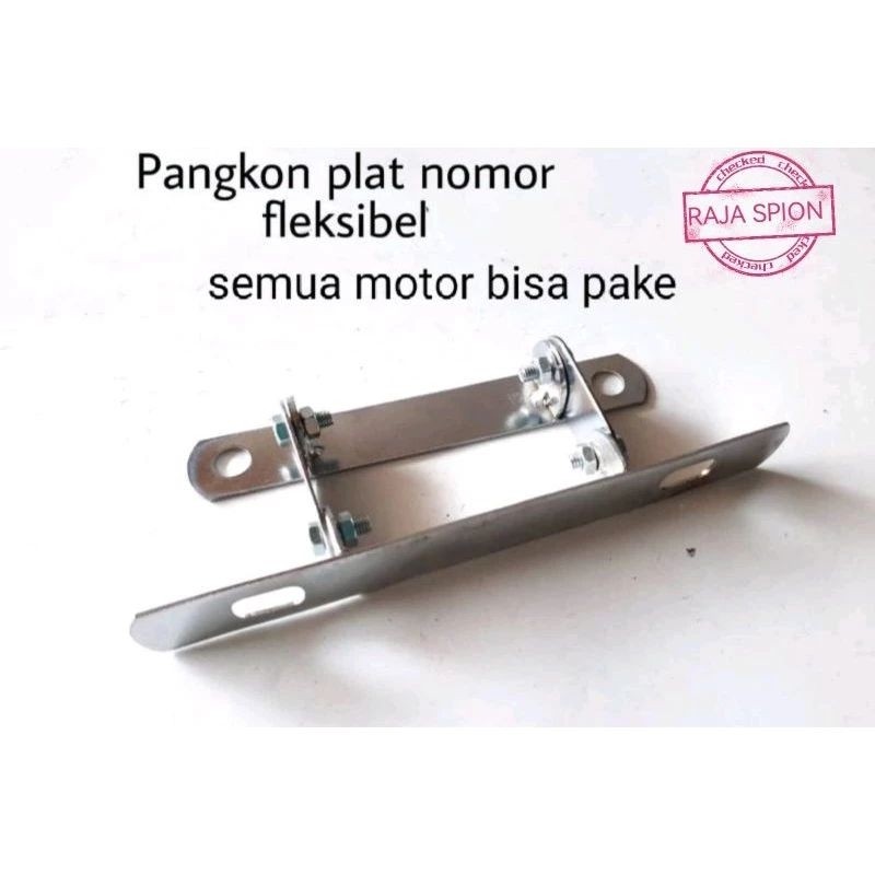 DUDUKAN PANGKON PLAT NOMOR FLEXSIBEL CB GL MP TIGER SEMUA MOTOR BISA