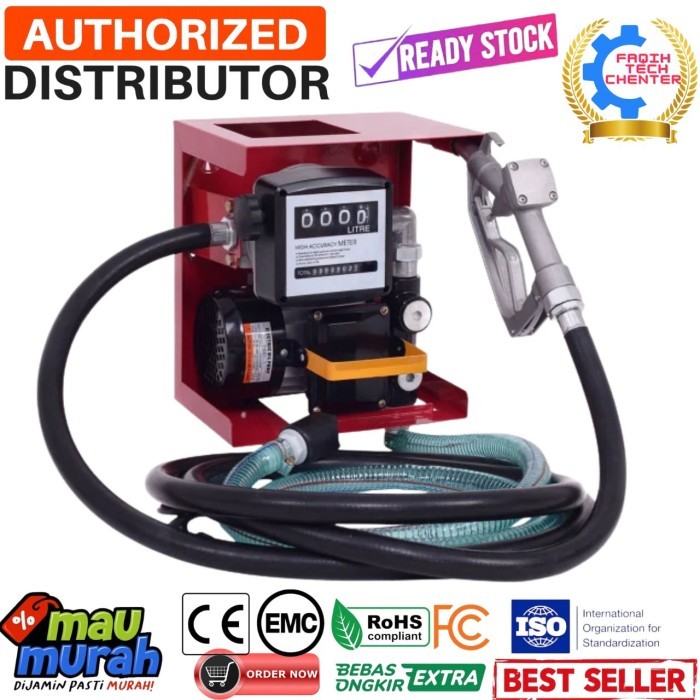 

Flow meter Solar Analog 4 digit Pompa BBM Solar/Oli 60LPM 220V