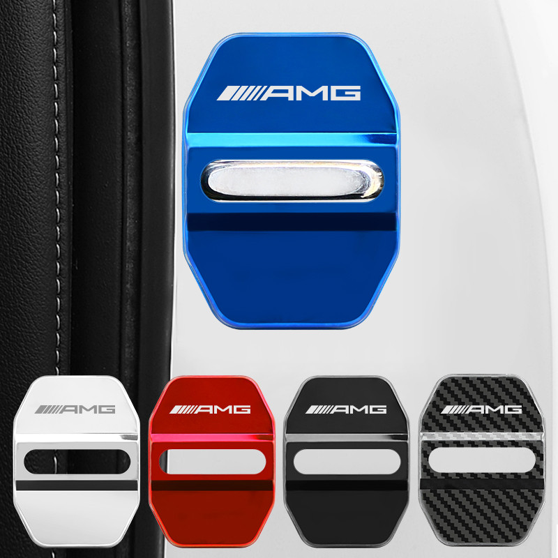 Car Accessories Auto Door Lock Covers Case For Mercedes Benz AMG W203 W206 W220 W205 W211 W212 W201 