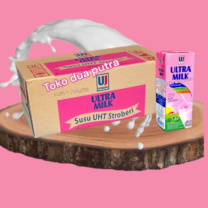

✨NEW✨ -Ultra Milk Stwaberry 200 Ml *24Psc