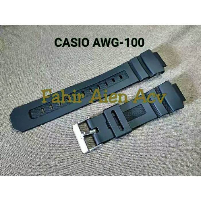 Strap Tali Jam Tangan CASIO AWG-100/Tali Jam CASIO AWG-100/Tali CASIO