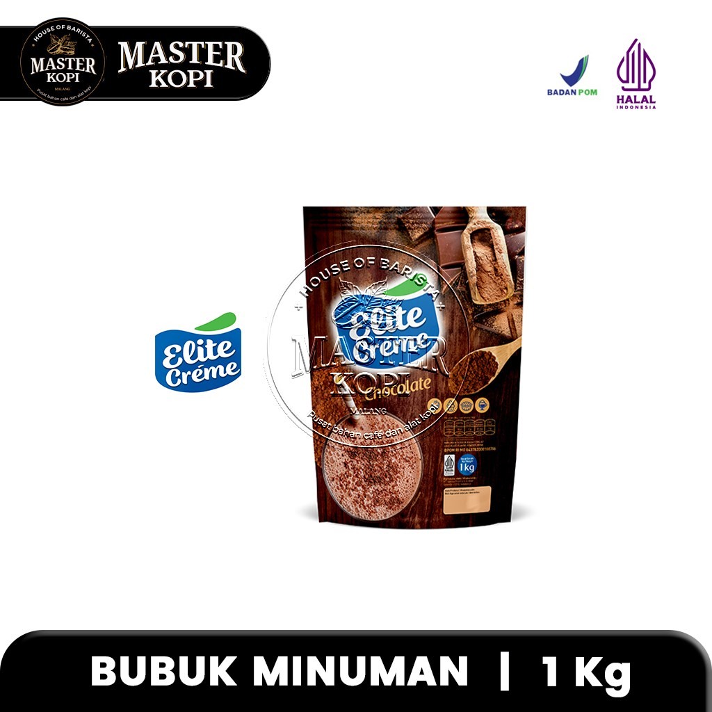 

Chocolate Powder ELITE CREME Pouch 1kg Bubuk Minuman Rasa Cokelat Coklat