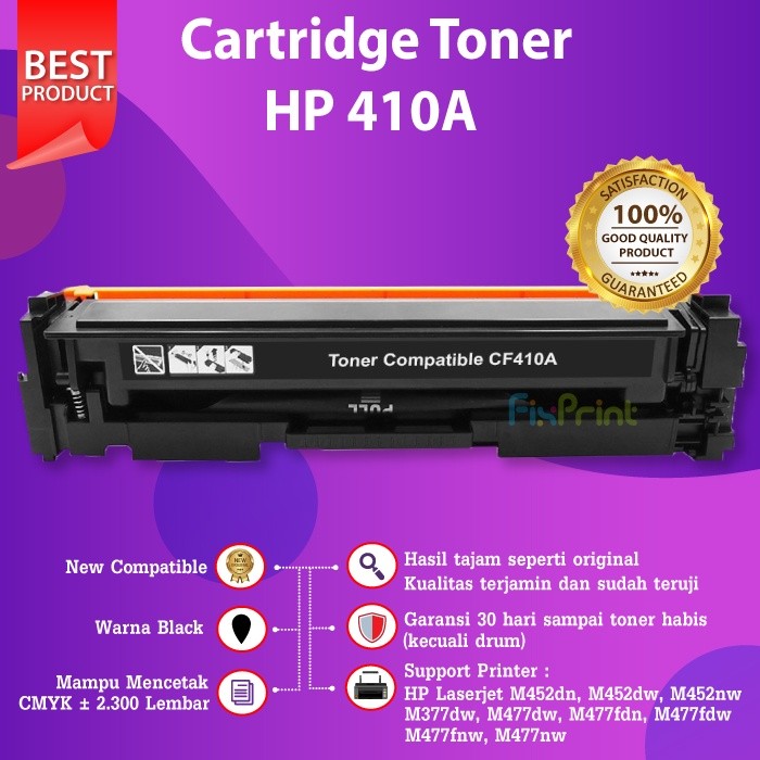 FixPrint Toner HP Laserjet 410A CF410A CF411A CF412A CF413A BARU