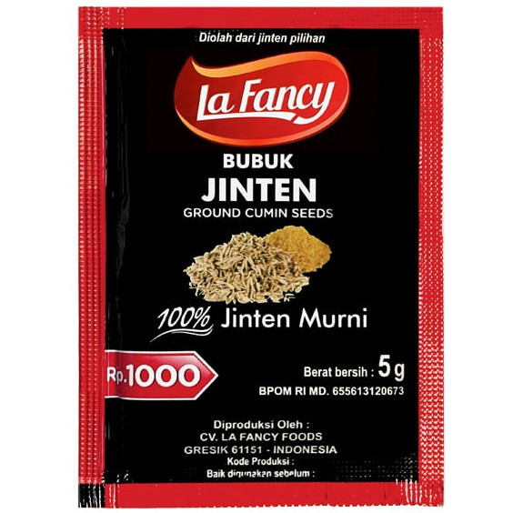 

La Fancy Foods Jinten Bubuk Jintan Powder 5g - Bumbu Rempah 100% Ori