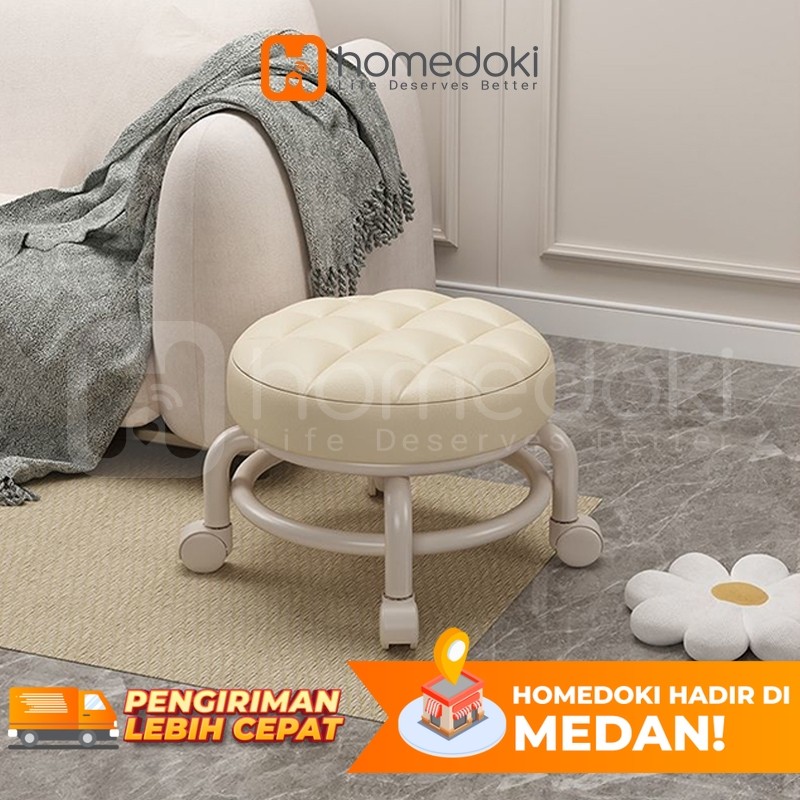 Homedoki Kursi Santai / Kursi Bulat / Kursi Kecil / Kursi Bundar / Kursi Bulat Roda