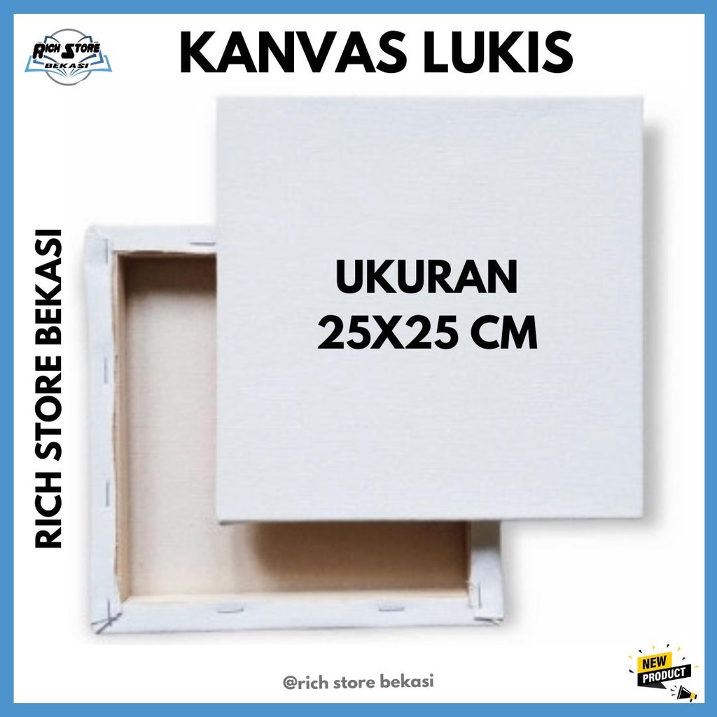 

KANVAS LUKIS UKURAN 25X25 CM/KANVAS LUKIS UKURAN KECIL Painting Lukisan