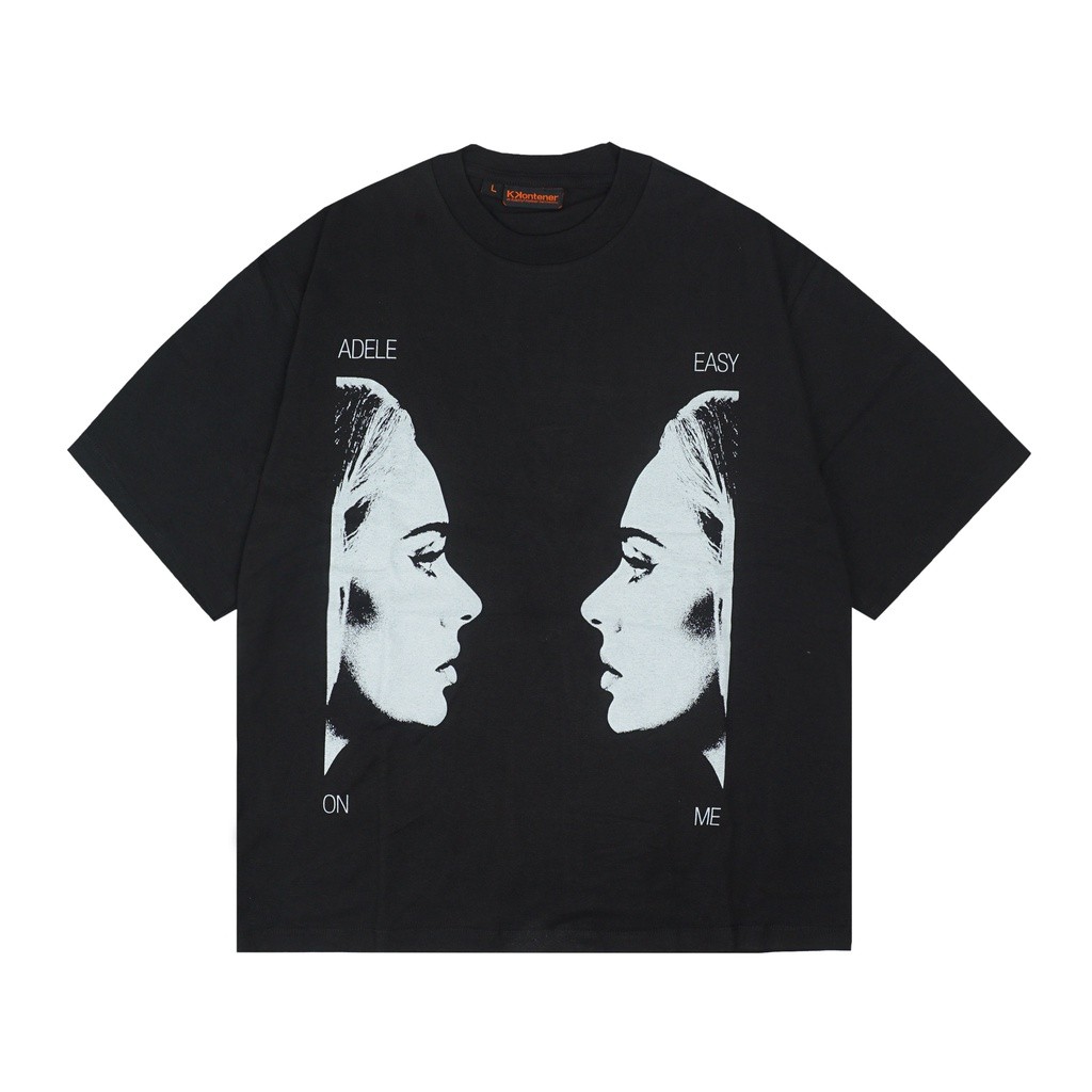 [COD] KKONTENER ADELE RELAXED FIT TSHIRT BLACK