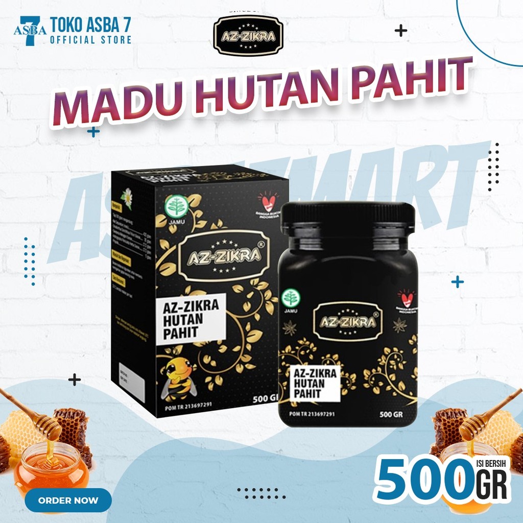

AZ-ZIKRA MADU HUTAN PAHIT 500GR