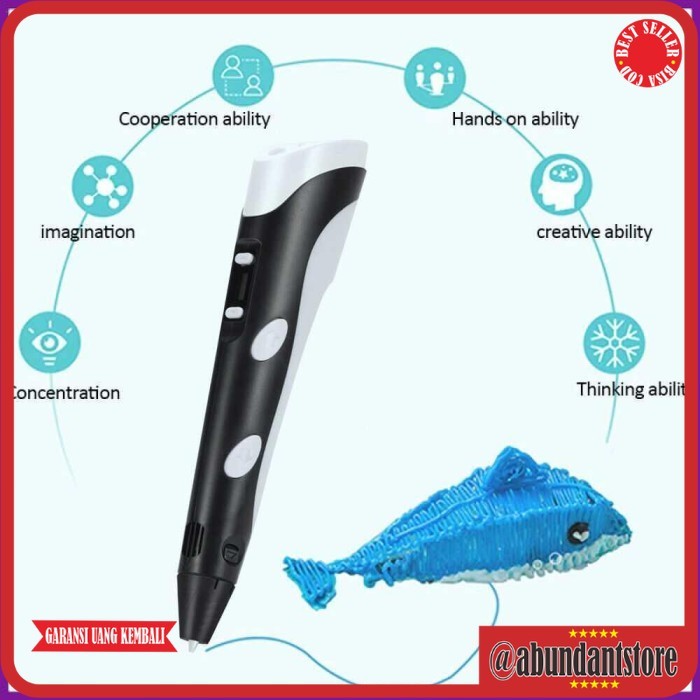 

Pulpen 3D Anak Printing Magic Drawing Filament EU Plug