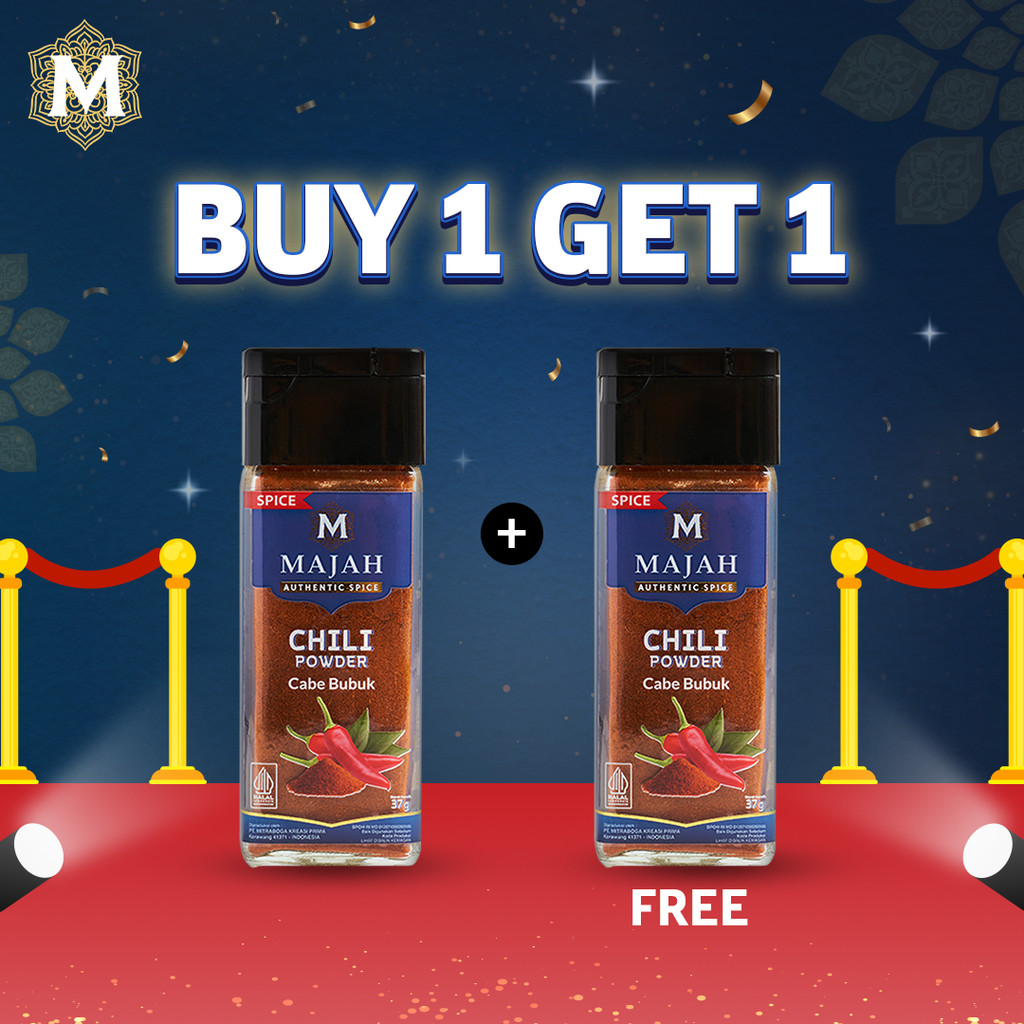 

BUY 1 GET 1 - MAJAH - Cabe Bubuk 37g