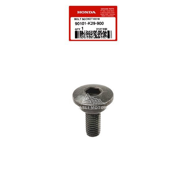 90101-K29-900 Baut Cover Tutup CVT Bolt Socket 6X18 Drat 10