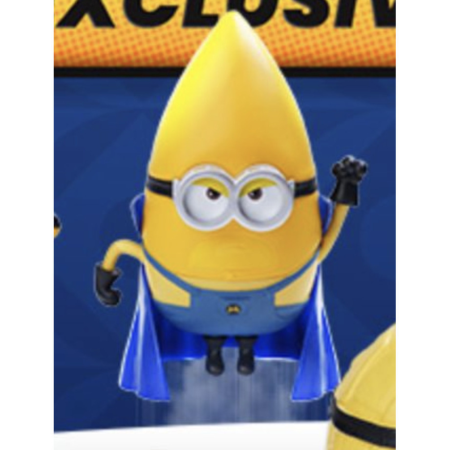 [ORIGINAL BOSS} Collectible Mega Minion Jerry Popcorn Bucket Tumbler Cup XXI McDonalds McD Merchandi