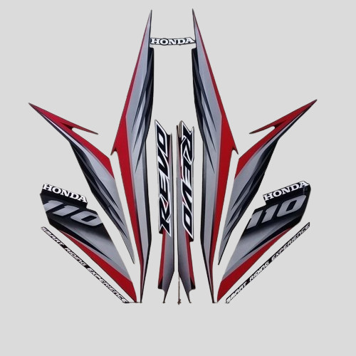 Stiker Striping Honda Revo 110 absolut 2009- List Stiker Standar Revo 110 absolut 2009 -