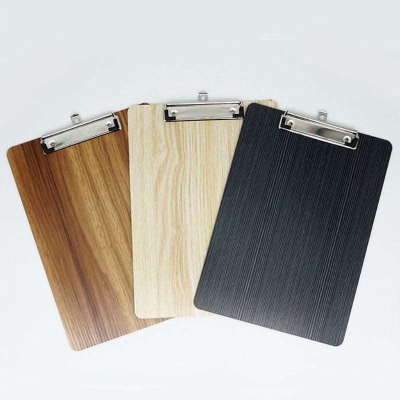 

Portable A4 A5 Wooden Writing Clipboard File Hardboard Document Holder Office School Stationery