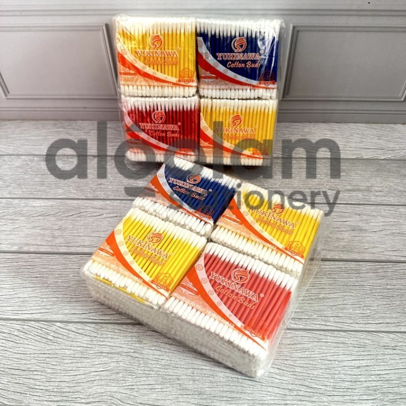 

ECER ( 1 BUNGKUS x 100 PCS ) Cotton Bud Dewasa Bayi dan Kosmetik Yukinawa Katembat Telinga Borneo