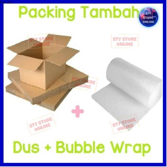 

Packing Tambahan Dus + Buble Wrap