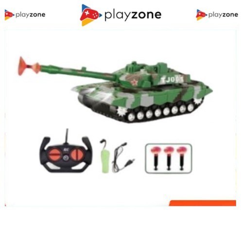 Mainan Anak RC SHOOTING TANK CALL OF DUTY Tank Remote Control Tank RC